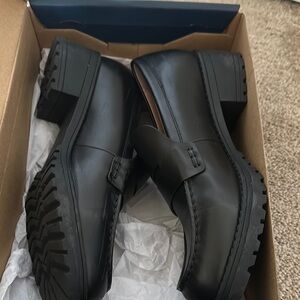 Cole Haan Black Leather Loafers New with the box